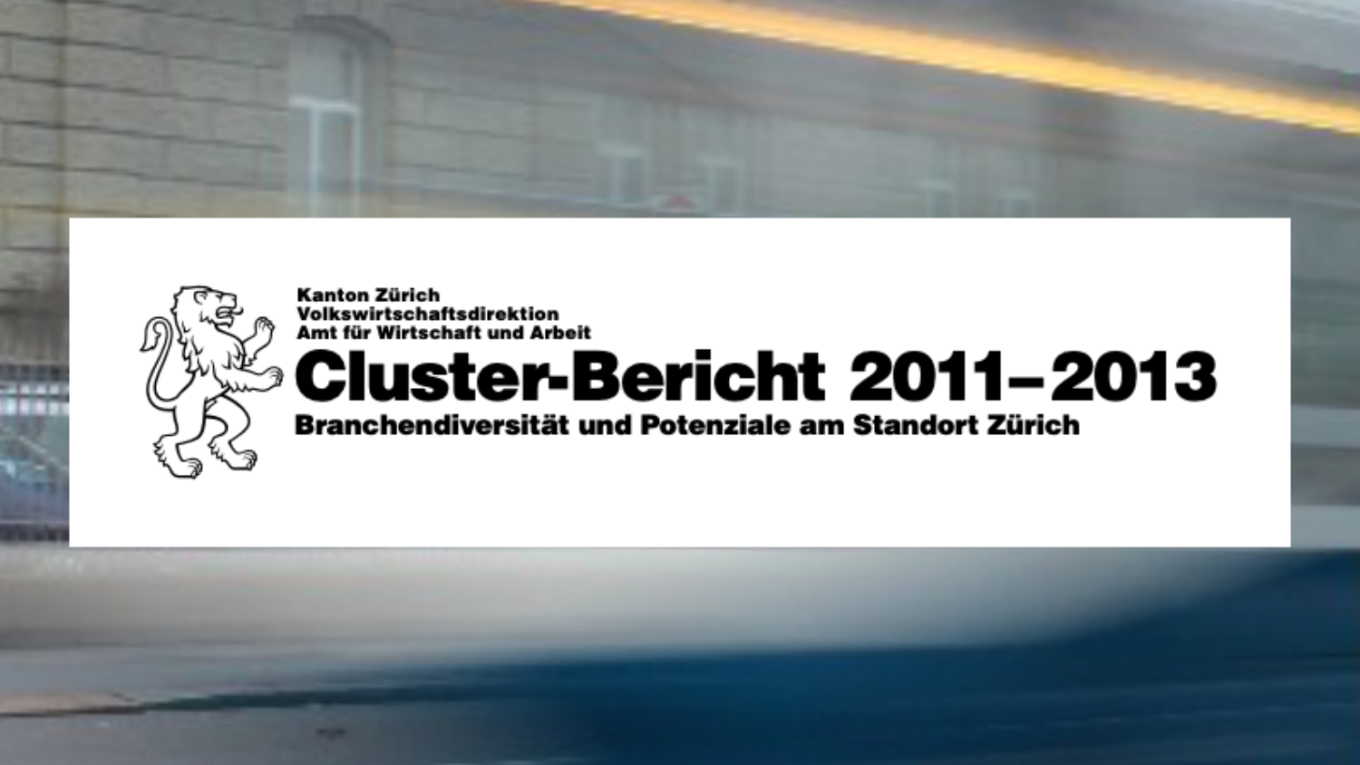 Kanton Zürich / Cluster-Bericht 2011-2013