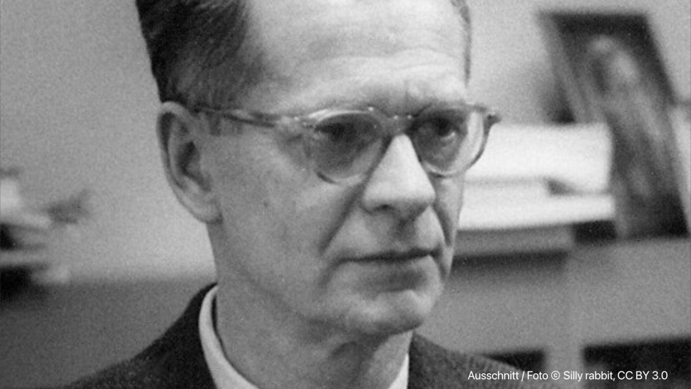 B.F. Skinner an der Harvard Universität, circa 1950 / Ausschnitt / Foto © Silly rabbit, CC BY 3.0